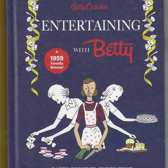 Entertaining With Betty - 2017 Remake of 1959 Classic Cookbook - Picture 1 of 8